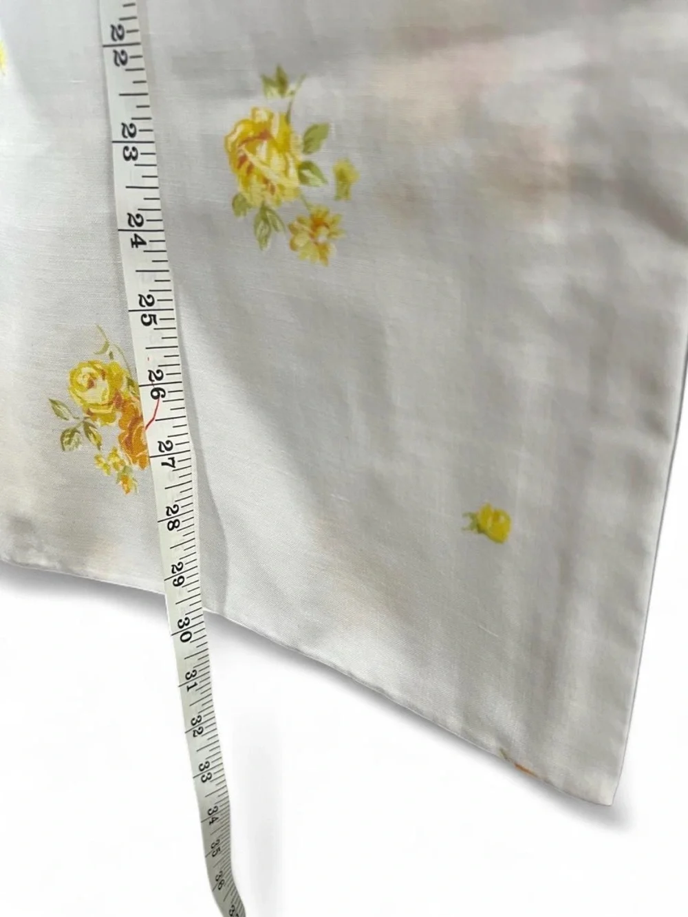 Vintage 70’s Floral Yellow Rose Pillowcases